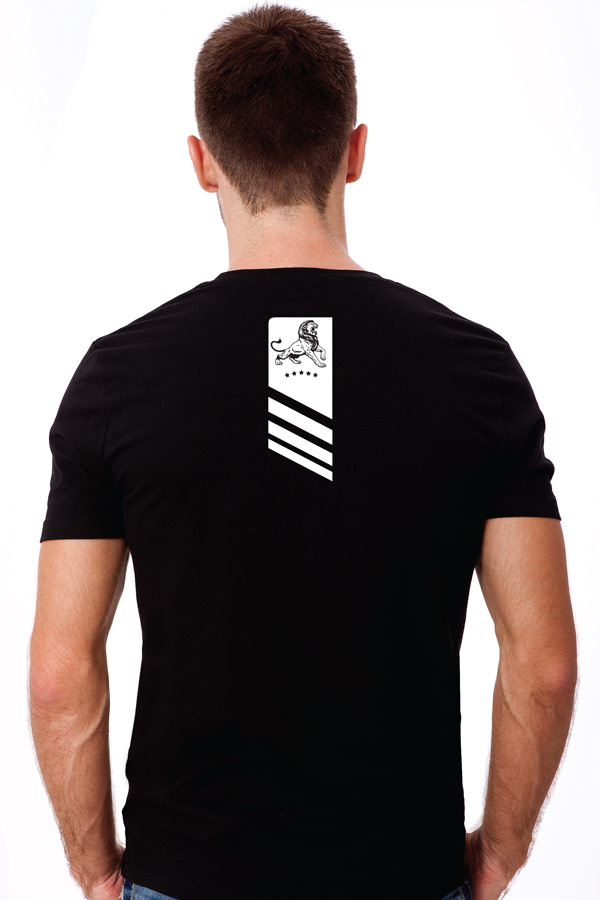lion black back