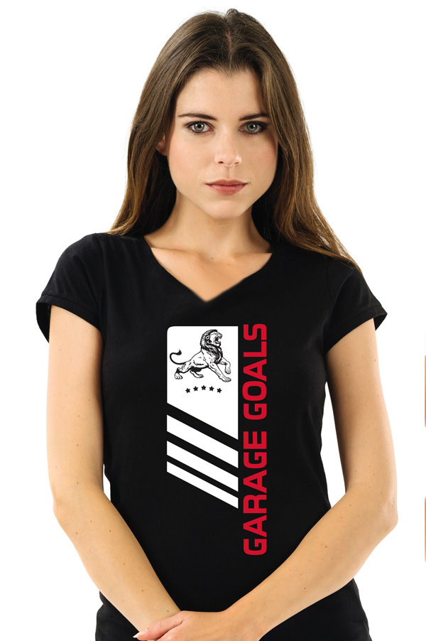lion graphic front black