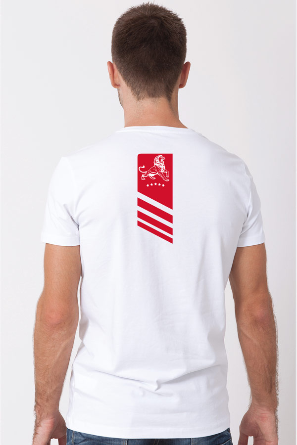 lion white back