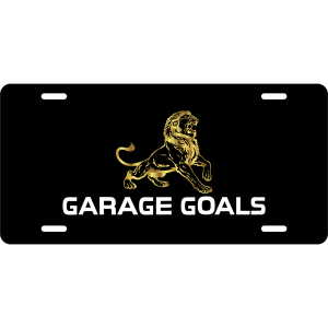 gold lion black