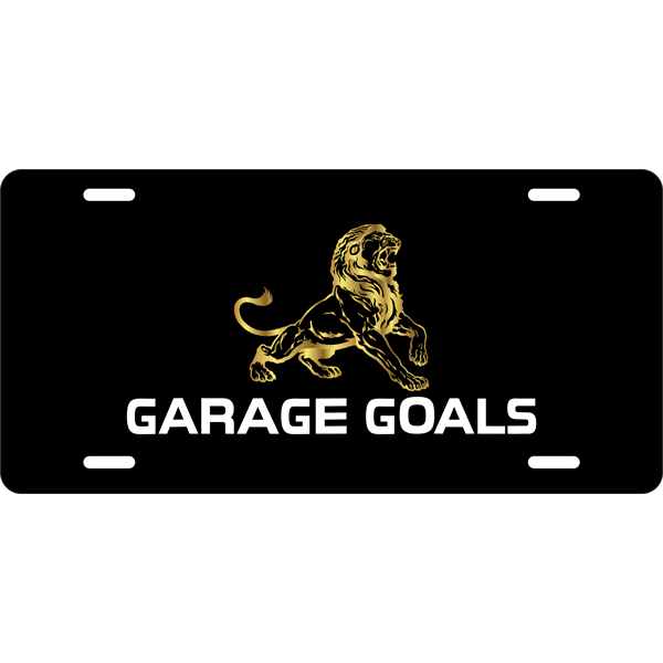 gold lion black